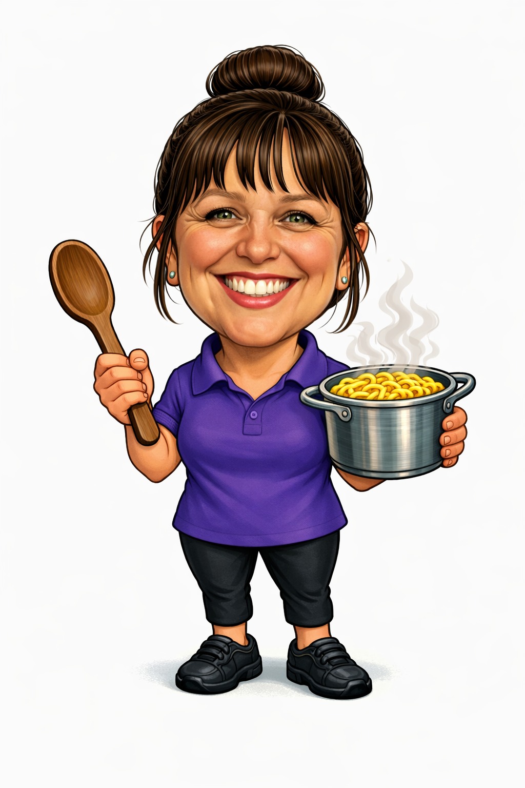 Portrait of Lisa, Nursery cook at Bookworms Daycare